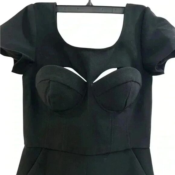 NWOT Nasty Gal Rhapsody Cut Out Black Jumpsuit size Small - Picture 2 of 8